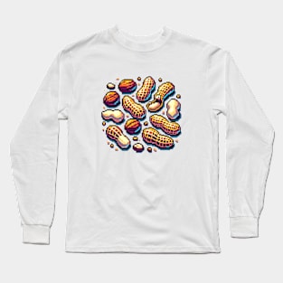 Peanut Butter Kawaii Yummy Vintage Established Nut Long Sleeve T-Shirt